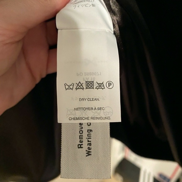 J. Crew Black Pea Coat with Faux Fur Collar - Picture 7 of 10